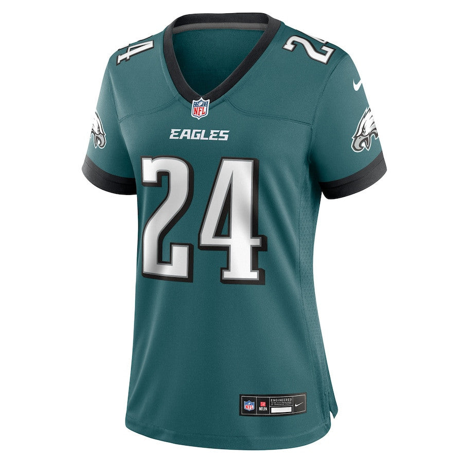 Andrew Mukuba 24 Philadelphia Eagles Women's Team Game Jersey - Midnight Green