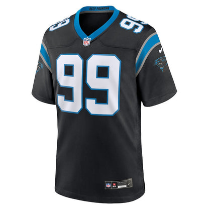 Tershawn Wharton 99 Carolina Panthers Team Game Men Jersey - Black