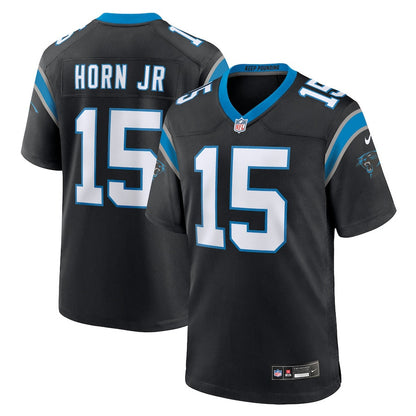 Jimmy Horn Jr 15 Carolina Panthers Team Game Men Jersey - Black