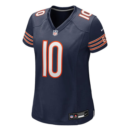 Luther Burden III 10 Chicago Bears Women's Team Game Jersey - Navy
