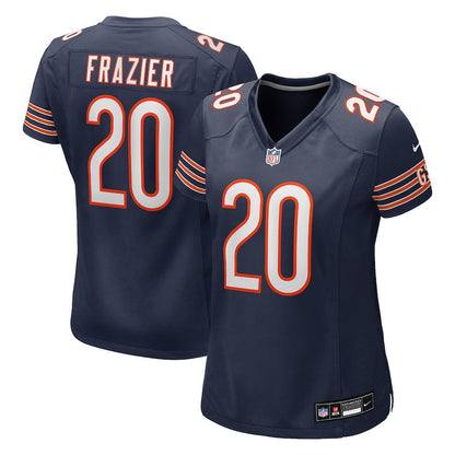 Zah Frazier 20 Chicago Bears Women's Team Game Jersey - Navy