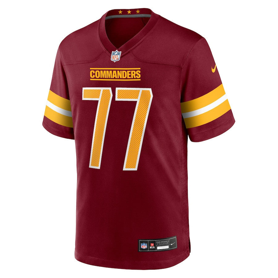 George Fant 77 Washington Commanders Team Game Men Jersey - Burgundy