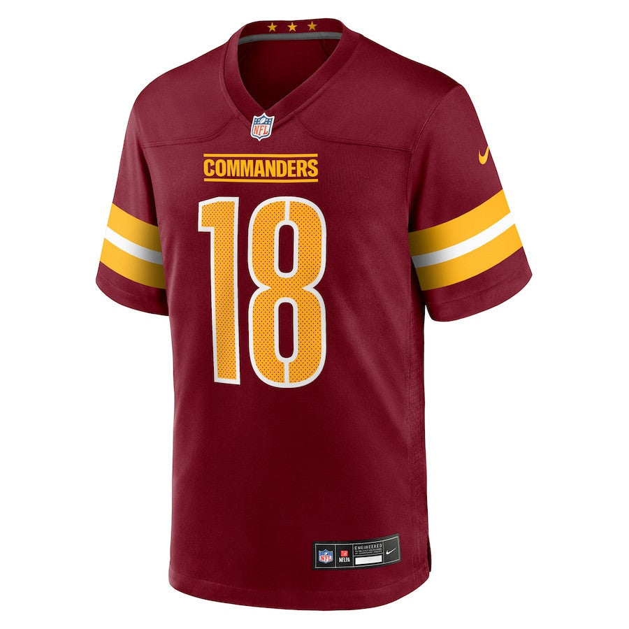 Tyler Owens 18 Washington Commanders Team Game Men Jersey - Burgundy