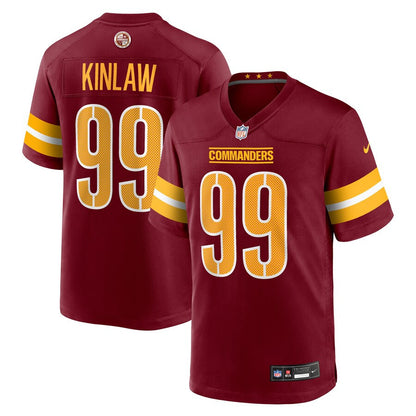 Javon Kinlaw 99 Washington Commanders Team Game Men Jersey - Burgundy