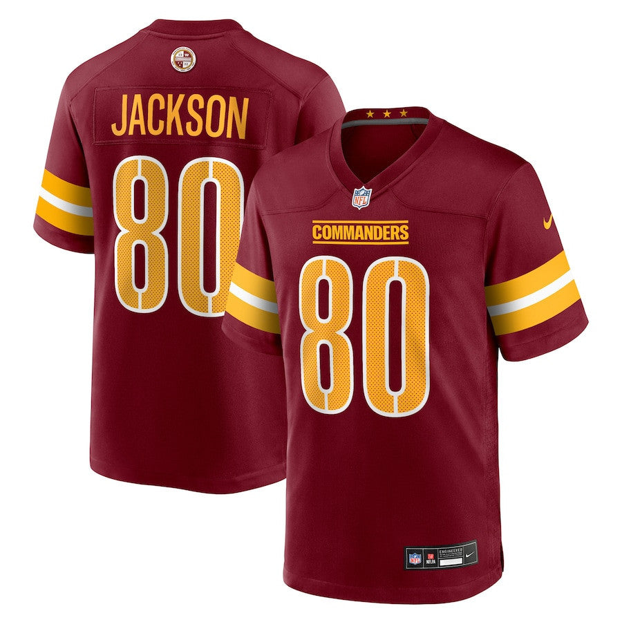 Tyree Jackson 80 Washington Commanders Team Game Men Jersey - Burgundy