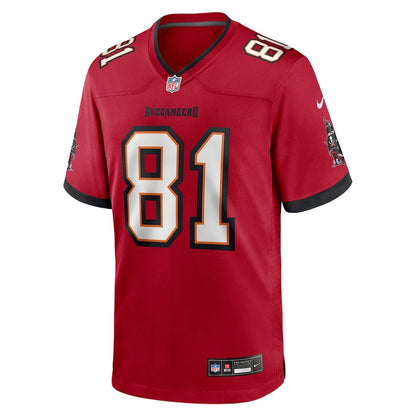 Ryan Miller 81 Tampa Bay Buccaneers Team Game Men Jersey - Red