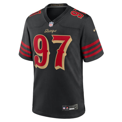 Nick Bosa 97 San Francisco 49ers 2025 Rivalries Collection Game Men Jersey - Black