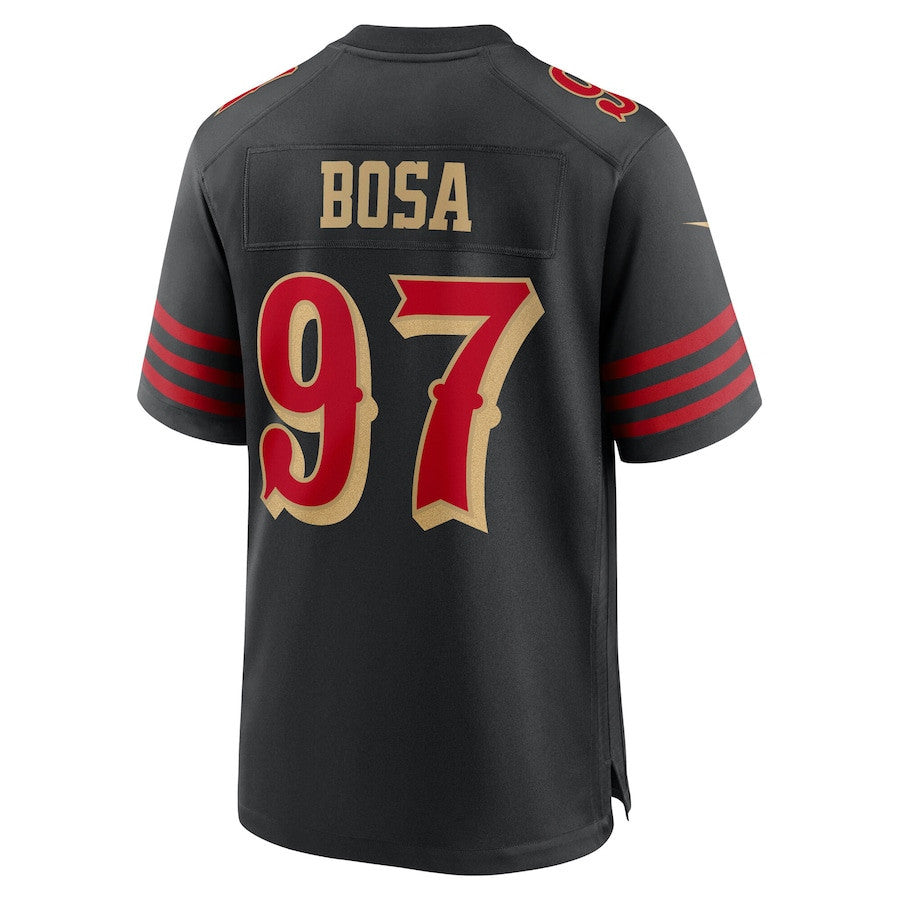 Nick Bosa 97 San Francisco 49ers 2025 Rivalries Collection Game Men Jersey - Black