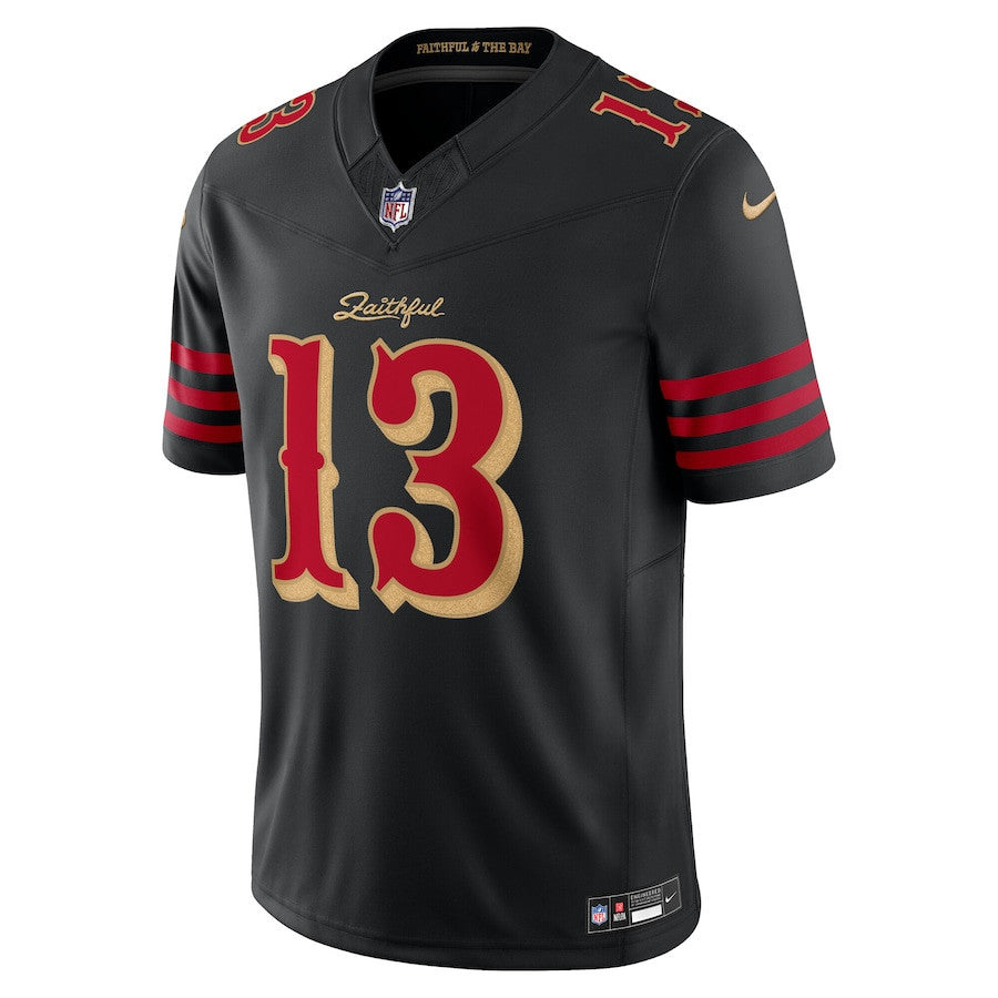 Brock Purdy 13 San Francisco 49ers 2025 Rivalries Collection Limited Men Jersey - Black