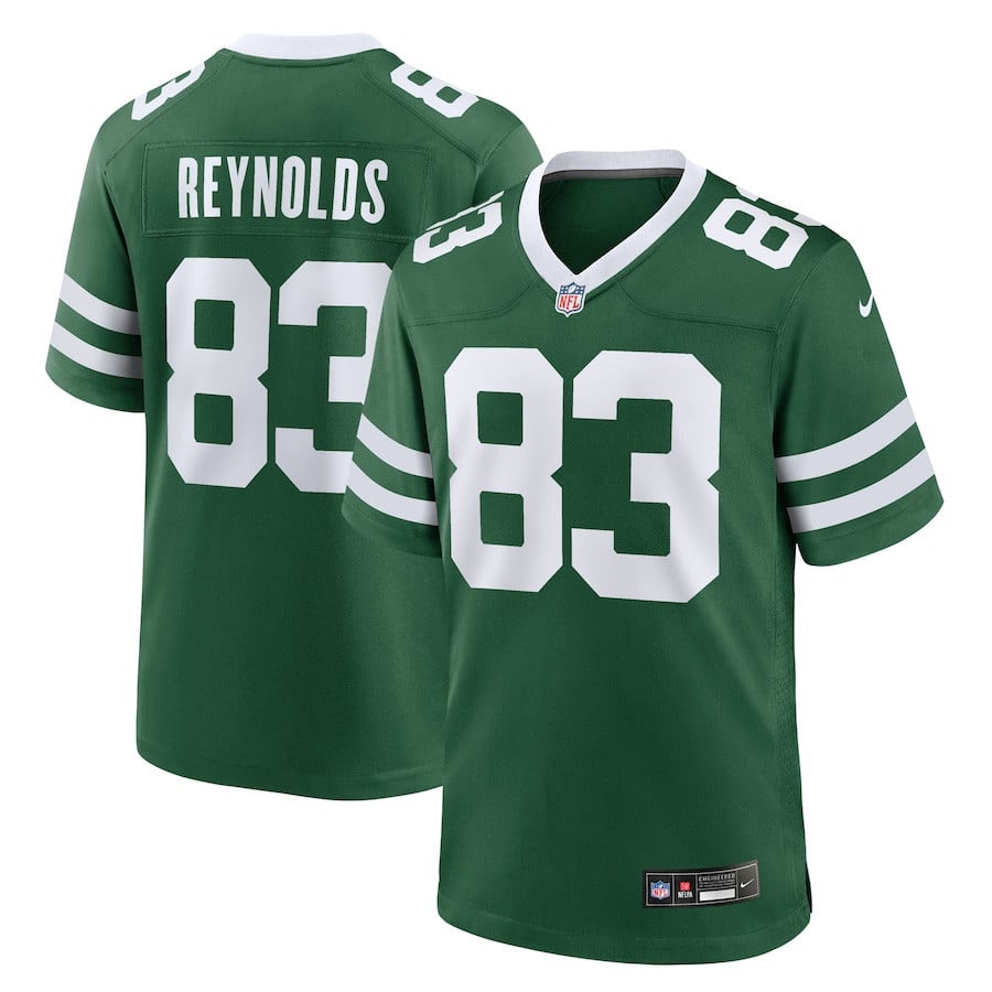 Josh Reynolds 83 New York Jets Team Game Men Jersey - Legacy Green