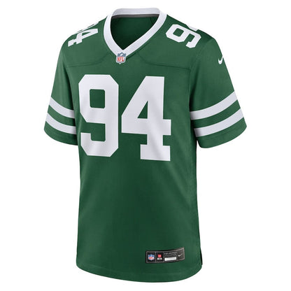Tyler Baron 94 New York Jets Team Game Men Jersey - Legacy Green