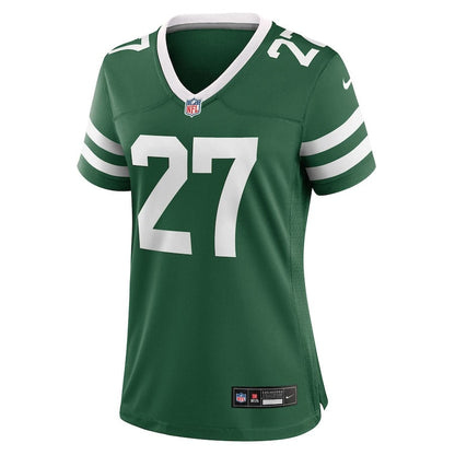 Malachi Moore 27 New York Jets Women's Team Game Jersey - Legacy Green