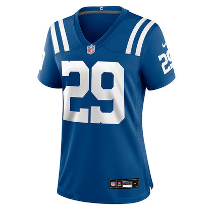 Mekhi Blackmon 29 Indianapolis Colts Women's Team Game Jersey - Royal