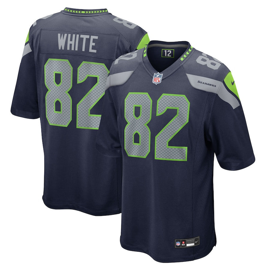 Cody White 82 Seattle Seahawks Team Game Men Jersey - College Navy