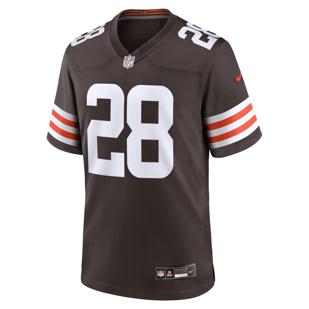 Tre Avery 28 Cleveland Browns Team Game Men Jersey - Brown