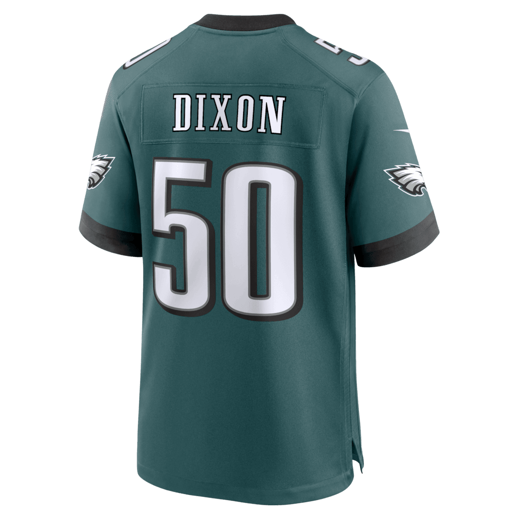Lance Dixon 50 Philadelphia Eagles Team Game Men Jersey - Midnight Green