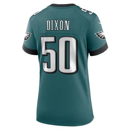 Lance Dixon 50 Philadelphia Eagles Women's Team Game Jersey - Midnight Green