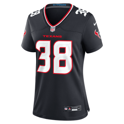 Zion Childress 38 Houston Texans Women's Team Game Jersey - Navy