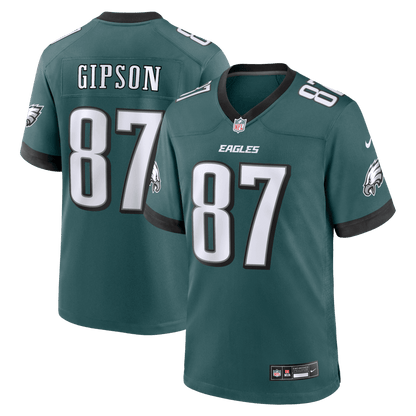 Xavier Gipson 87 Philadelphia Eagles Team Game Men Jersey - Midnight Green