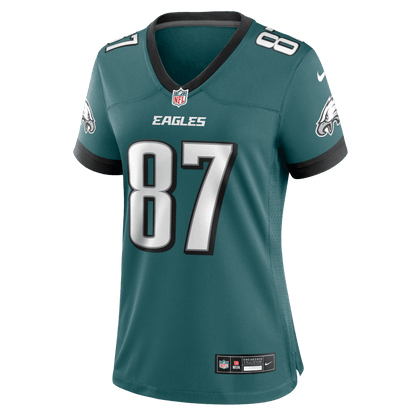Xavier Gipson 87 Philadelphia Eagles Women's Team Game Jersey - Midnight Green