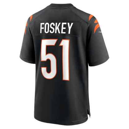 Isaiah Foskey 51 Cincinnati Bengals Team Game Men Jersey - Black