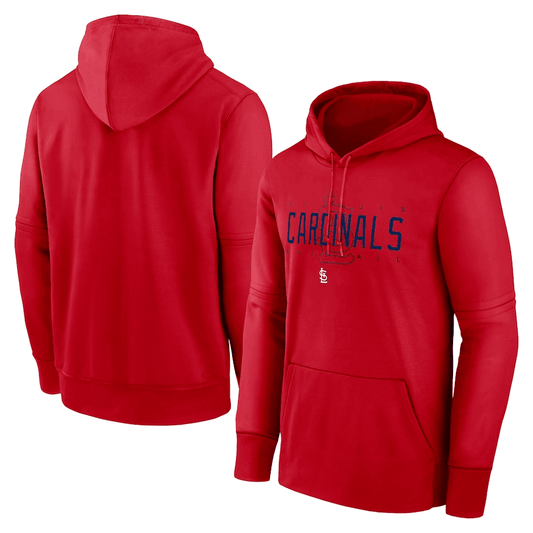 St. Louis Cardinals Layered Wordmark Graphic Featuring Faded Logo - Red