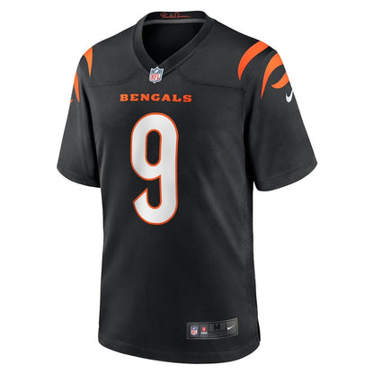 Joe Burrow 9 Cincinnati Bengals Team Game Men Jersey - Black