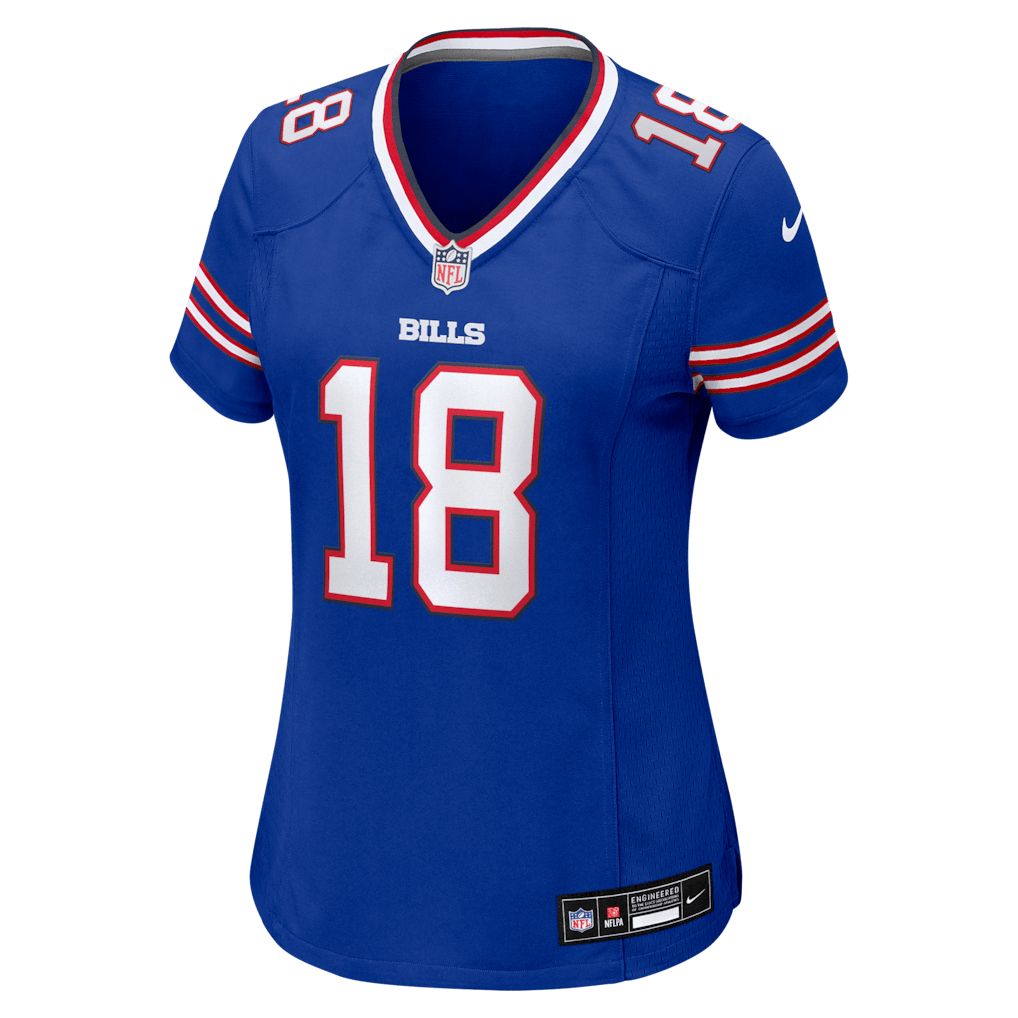 Brandin Cooks 18 Buffalo Bills Women's Team Game Jersey - Royal