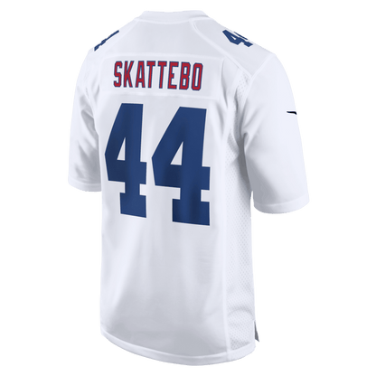Cam Skattebo 44 New York Giants Fashion Game Men Jersey - Tundra White