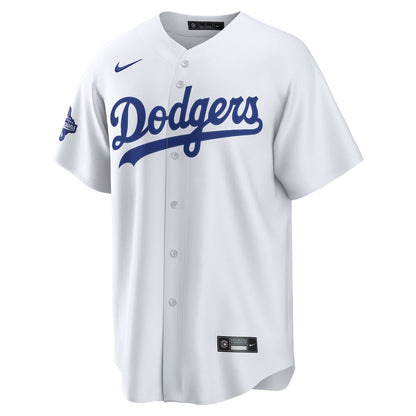 Clayton Kershaw 22 Los Angeles Dodgers 2025 World Series Champions Home Men Jersey - White