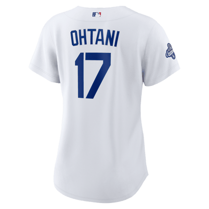 Shohei Ohtani 17 Los Angeles Dodgers Women's 2025 World Series Champions Home Jersey - White
