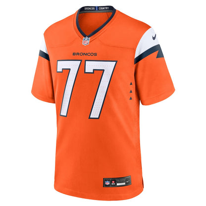 Quinn Meinerz 77 Denver Broncos Team Game Men Jersey - Orange