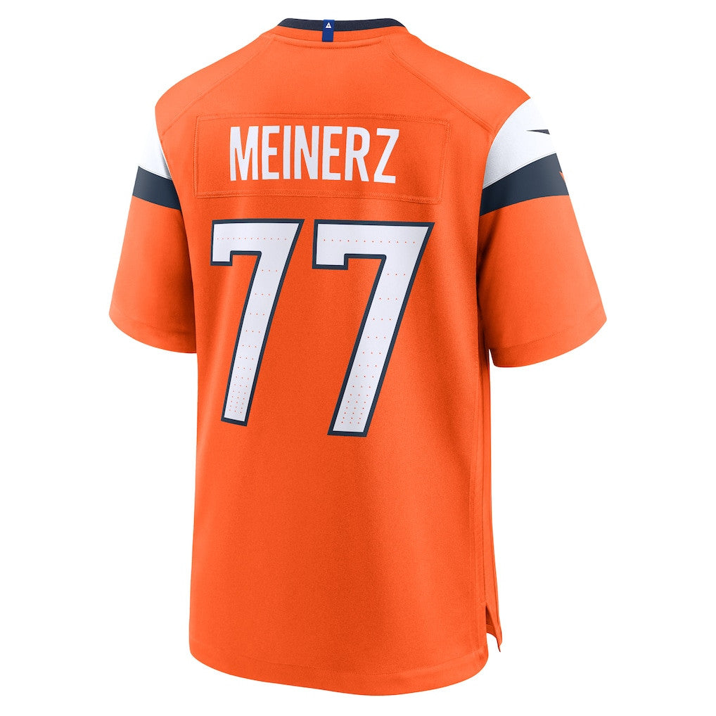 Quinn Meinerz 77 Denver Broncos Team Game Men Jersey - Orange