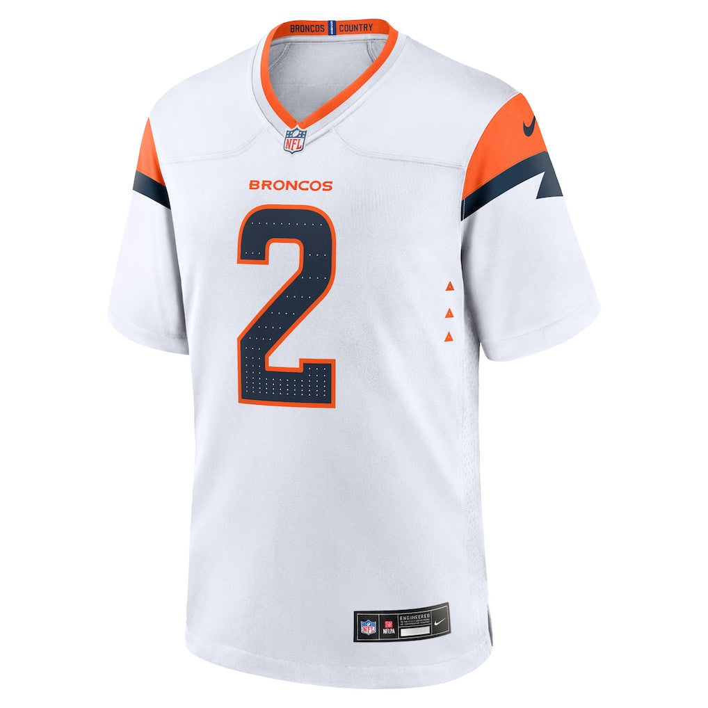 Patrick Surtain II 2 Denver Broncos Team Game Men Jersey - White