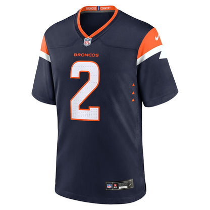 Patrick Surtain II 2 Denver Broncos Team Alternate Game Men Jersey - Navy