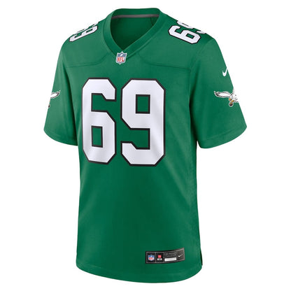 Landon Dickerson 69 Philadelphia Eagles Alternate Game Men Jersey - Kelly Green
