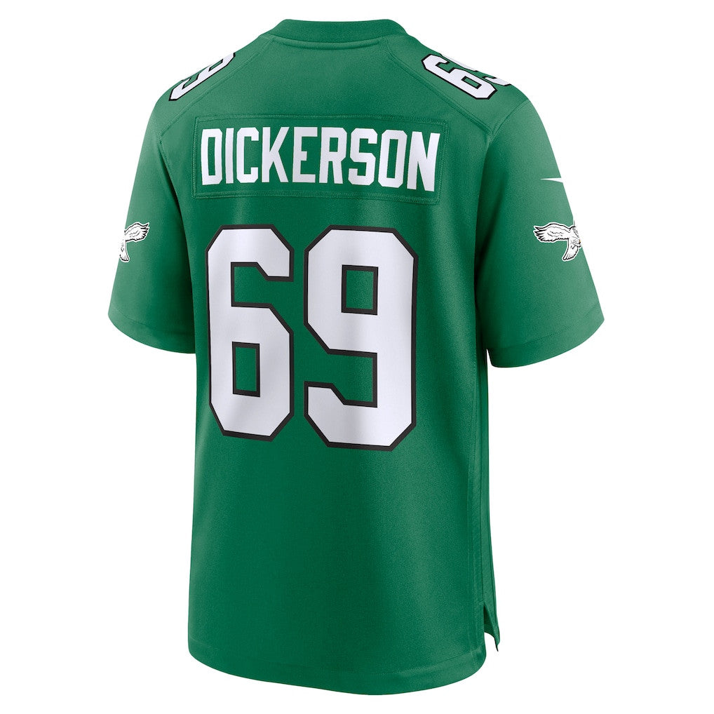 Landon Dickerson 69 Philadelphia Eagles Alternate Game Men Jersey - Kelly Green