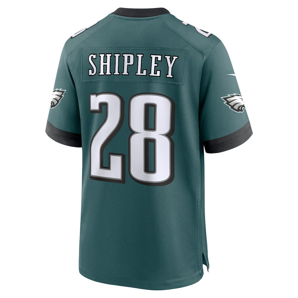 Will Shipley 28 Philadelphia Eagles Team Game Men Jersey - Midnight Green