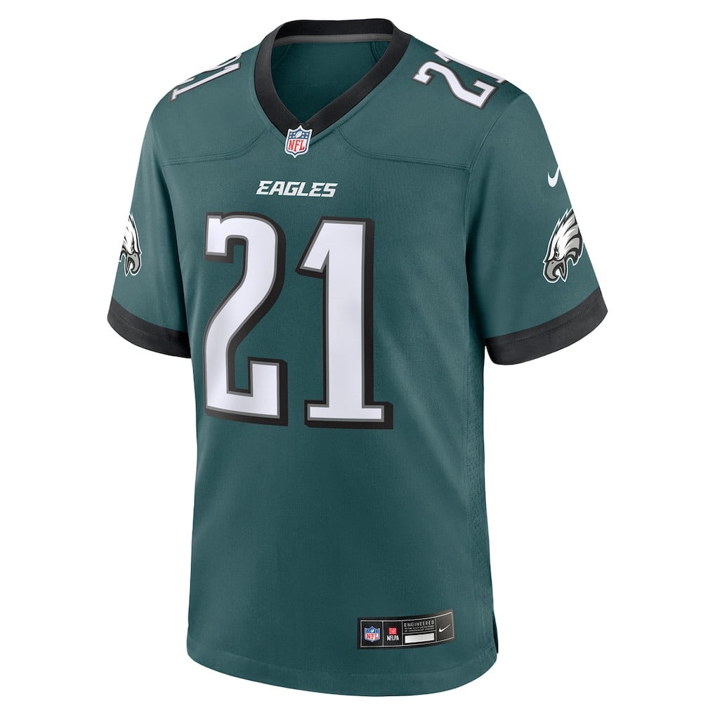 Sydney Brown 21 Philadelphia Eagles Team Game Men Jersey - Midnight Green