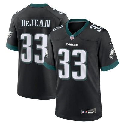 Cooper DeJean 33 Philadelphia Eagles Alternate Player Game Men Jersey - Black