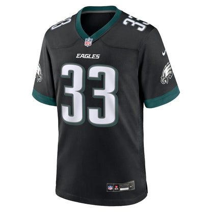 Cooper DeJean 33 Philadelphia Eagles Alternate Player Game Men Jersey - Black