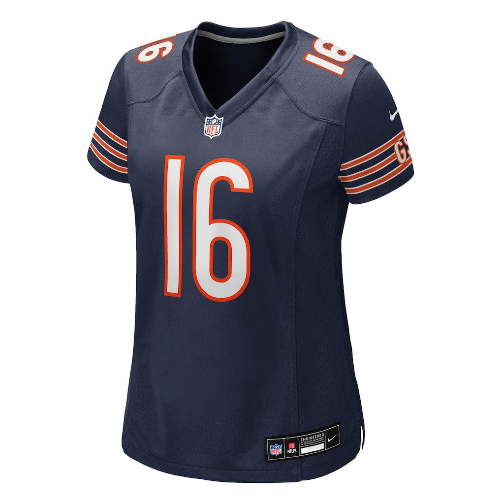 Jake Moody 16 Chicago Bears Women's Team Game Jersey - Navy