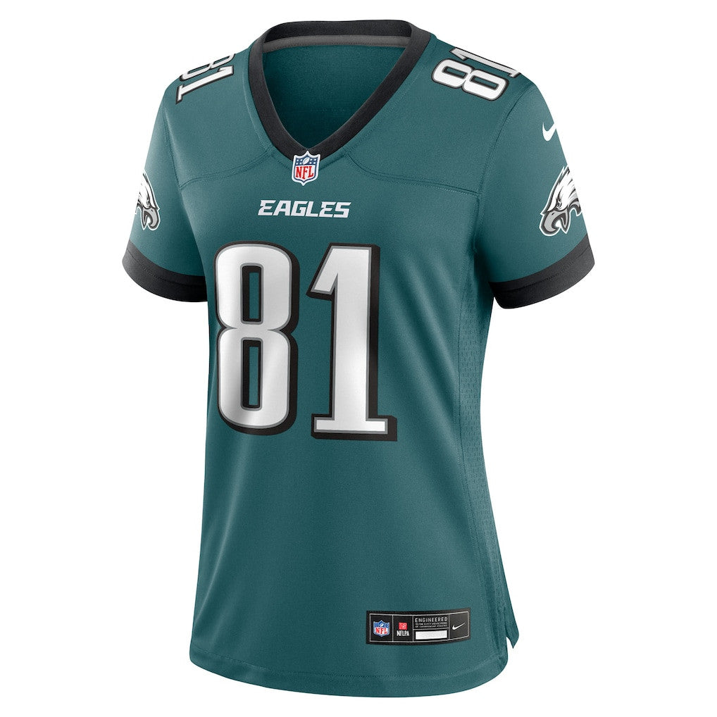 Terrell Owens 81 Philadelphia Eagles Women's Team Retired Game Jersey - Midnight Green
