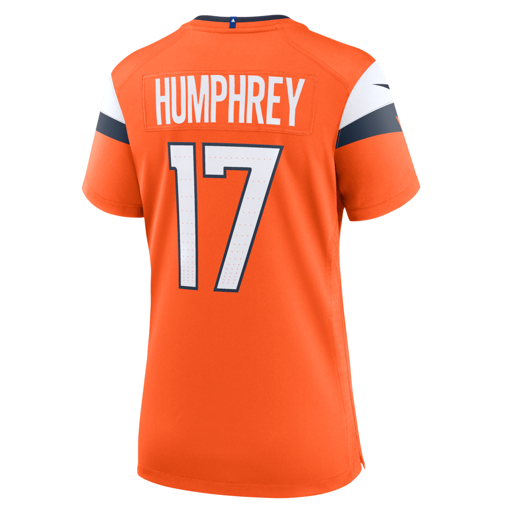 Lil'Jordan Humphrey 17 Denver Broncos Women's Team Game Jersey - Orange