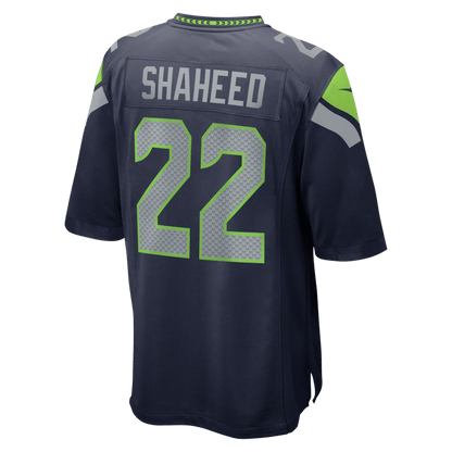 Rashid Shaheed 22 Seattle Seahawks Team Game Men Jersey - College Navy
