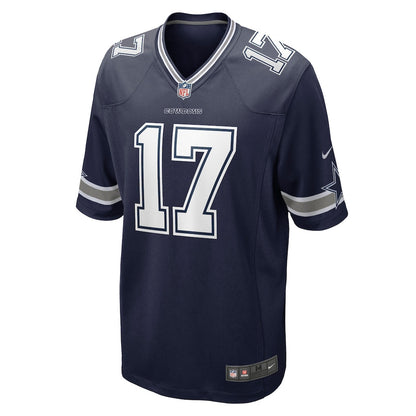 Brandon Aubrey 17 Dallas Cowboys Team Game Men Jersey - Navy