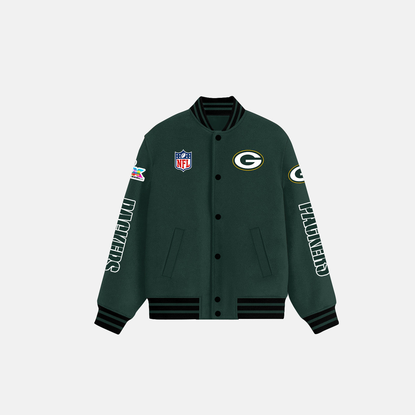 Jacksonville Jaguars Varsity Jacket Forest Green – Fully Embroidered Logos, Fan Edition
