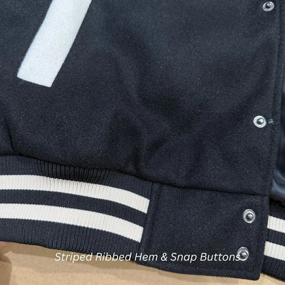 Pittsburgh Steelers Varsity Jacket – Fully Embroidered Logos, Fan Edition
