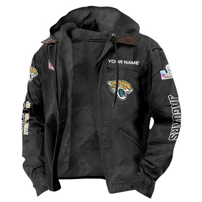 Jacksonville Jaguars 2026 Super Bowl LX Custom Name Special Edition Flannel Jacket