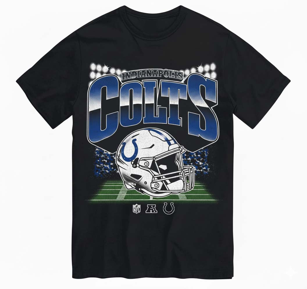 Indianapolis Colts Men's NFL Teams Blindside T-Shirt - Black